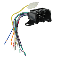 Scosche GM01RB Car Stereo Wiring Connector for 1973-1991 GM Vehicles, Wire Harness Front_Angled_Right