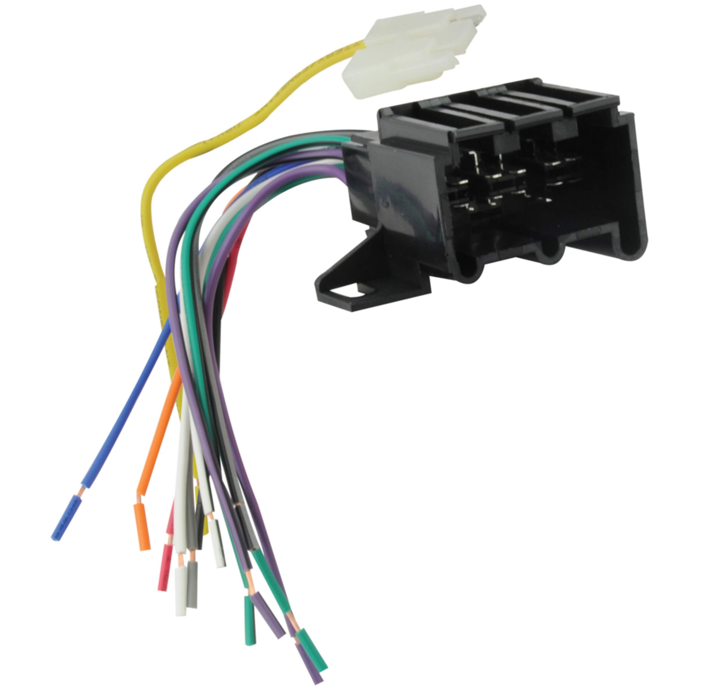 Scosche GM01RB Car Stereo Wiring Connector for 1973-1991 GM Vehicles, Wire Harness Front_Angled_Right