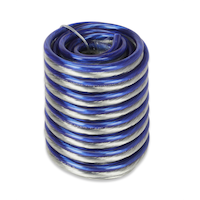 E2 Scosche 12-Gauge Subwoofer/Speaker Wire, 18-ft, Blue Front_Angled_Right