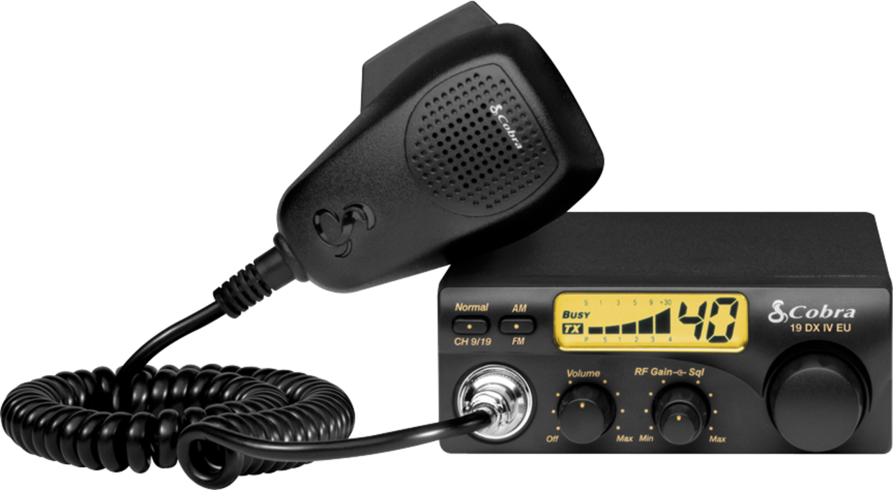 Cobra 19 MINI AM/FM Ultra Compact Full-Featured Recreational CB Radio, 40  Channels, Instant Channels 9/19 