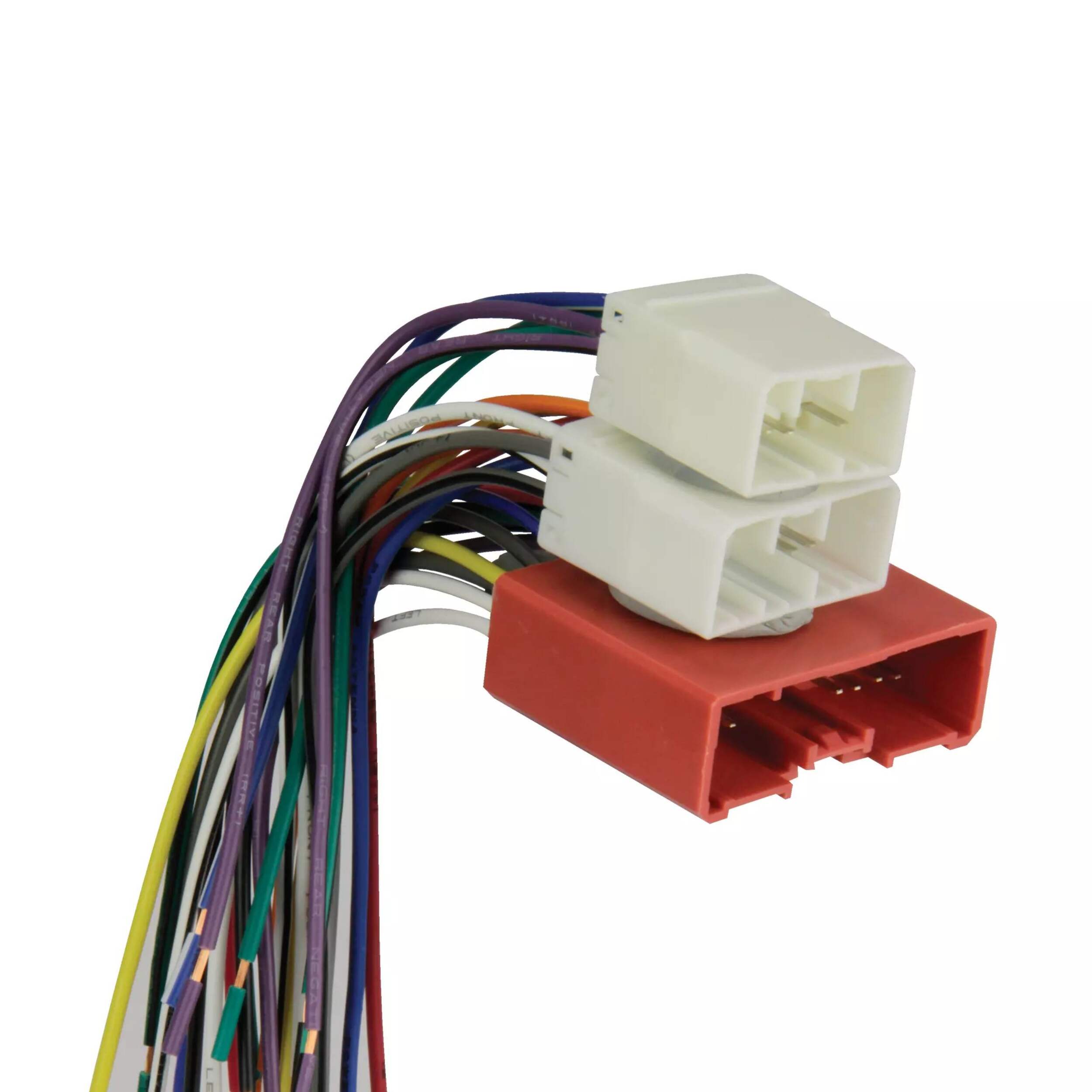 Connecteur de faisceau stéréo Scosche MA02B pour véhicules Mazda 1990 et ultérieurs Front_Angled_Right