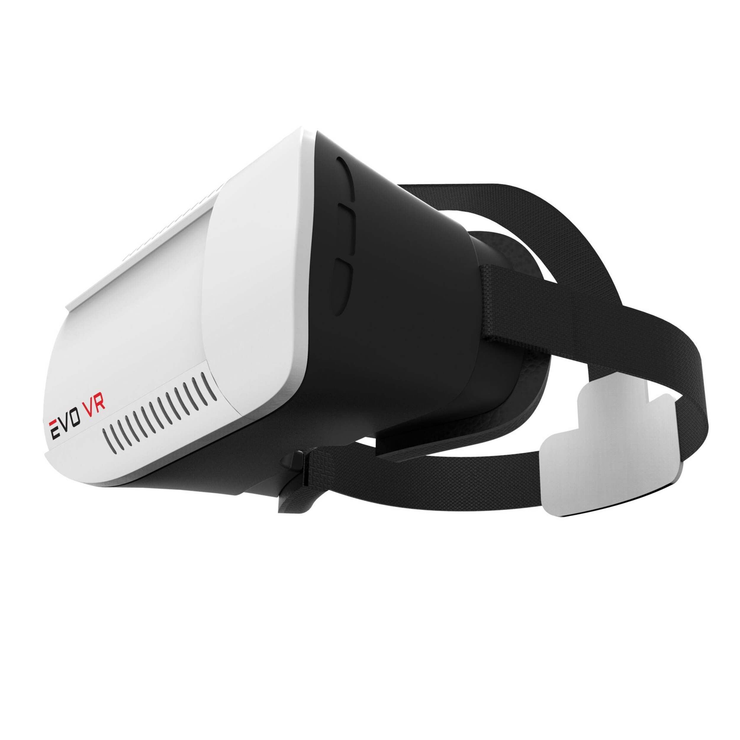 EVO Next Virtual Reality Headset, White Front_Angled_Left