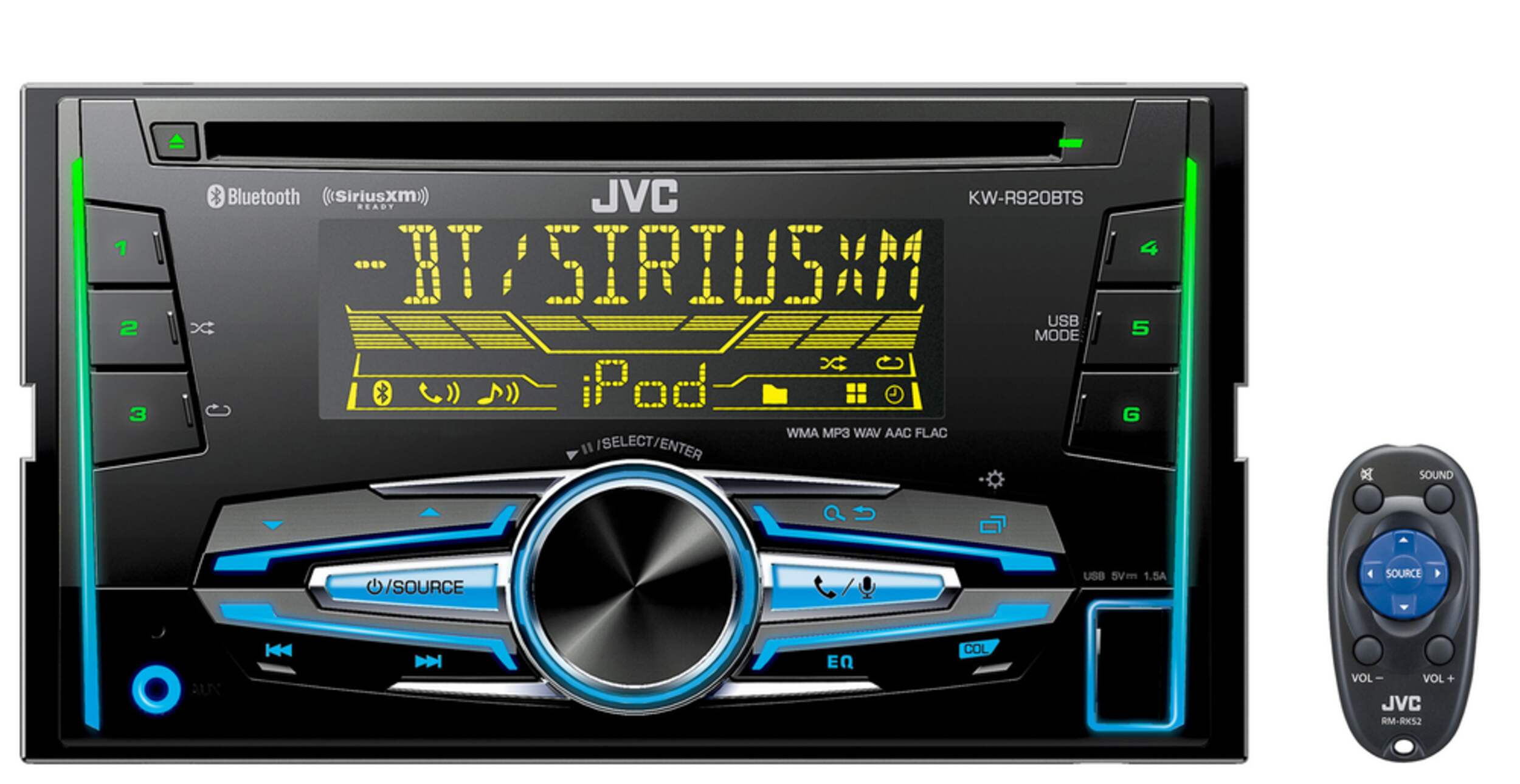 JVC KWR920BTS 2DIN Stereo Canadian Tire