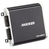 Kicker DXA 250W Mono Amplifier, Black Front_Angled_Right