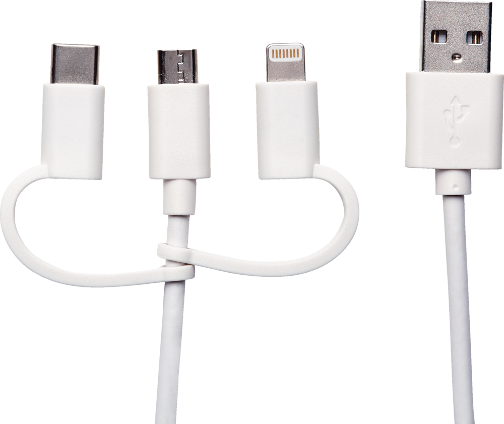 Bluehive 3 In 1 Charger And Sync Cable For Micro Usblightningusb C Adapters 6 Ft Canadian Tire 5549