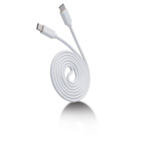 Bluehive Type-C to Type-C Cable, White, 3-ft Composite_or_Mixed