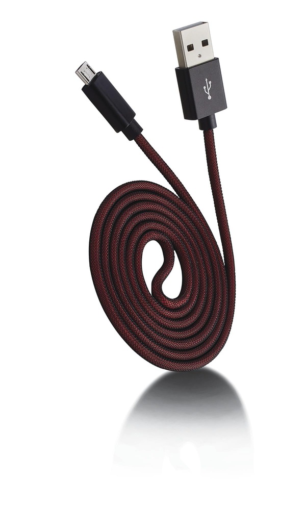 Bluehive Micro USB Charge & Sync Cable, Red, 3ft Canadian Tire