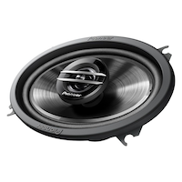 Pioneer TS-G4620S 2-Way Coaxial 200W Car Speaker, Black, 4-in x 6-in Front_Angled_Left