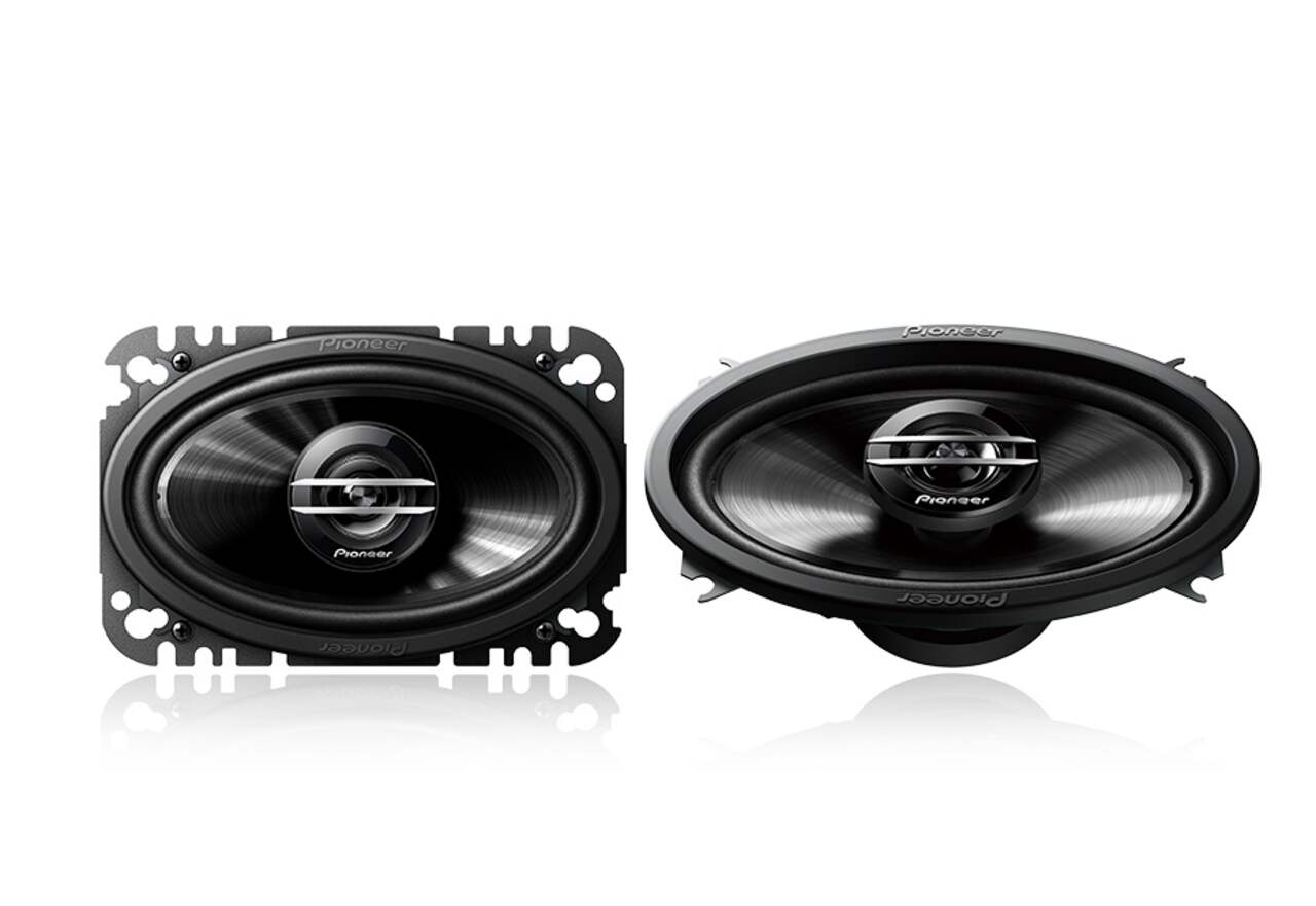Pioneer TS-G4620S 2-Way Coaxial 200W Car Speaker, Black, 4-in x 6-in