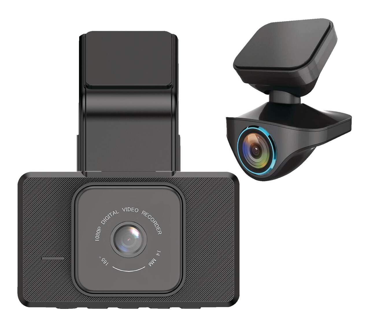 Caméra de tableau de bord double Orbit 930 de myGEKOGEAR, HD intégrale 1080p,  avant et arrière