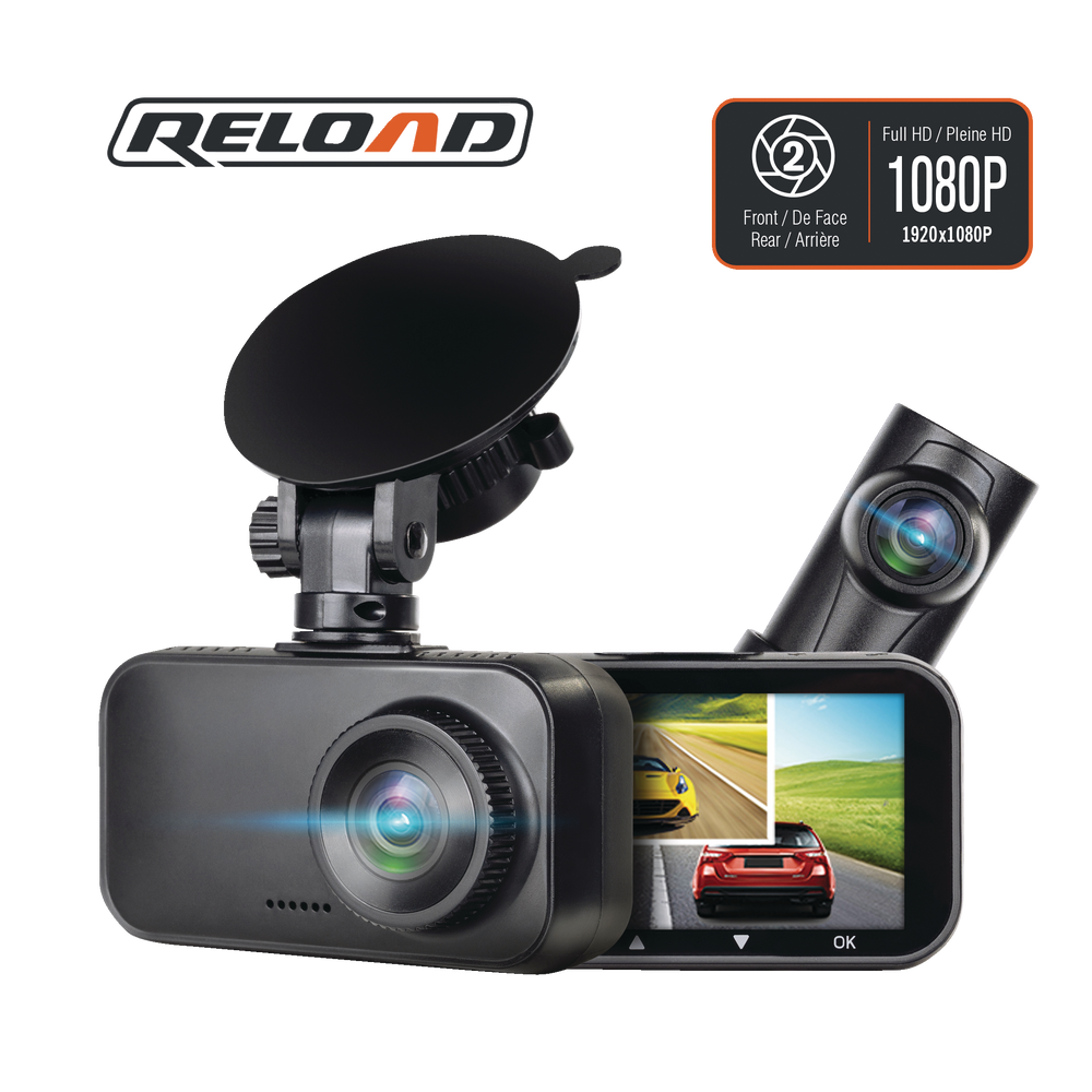 Reload Dual 1080p Dash Camera with Motion Detection Canadian Tire