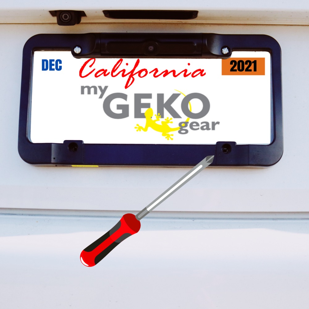 myGEKOgear Solar Powered Wireless Backup Camera with 4.3in Monitor