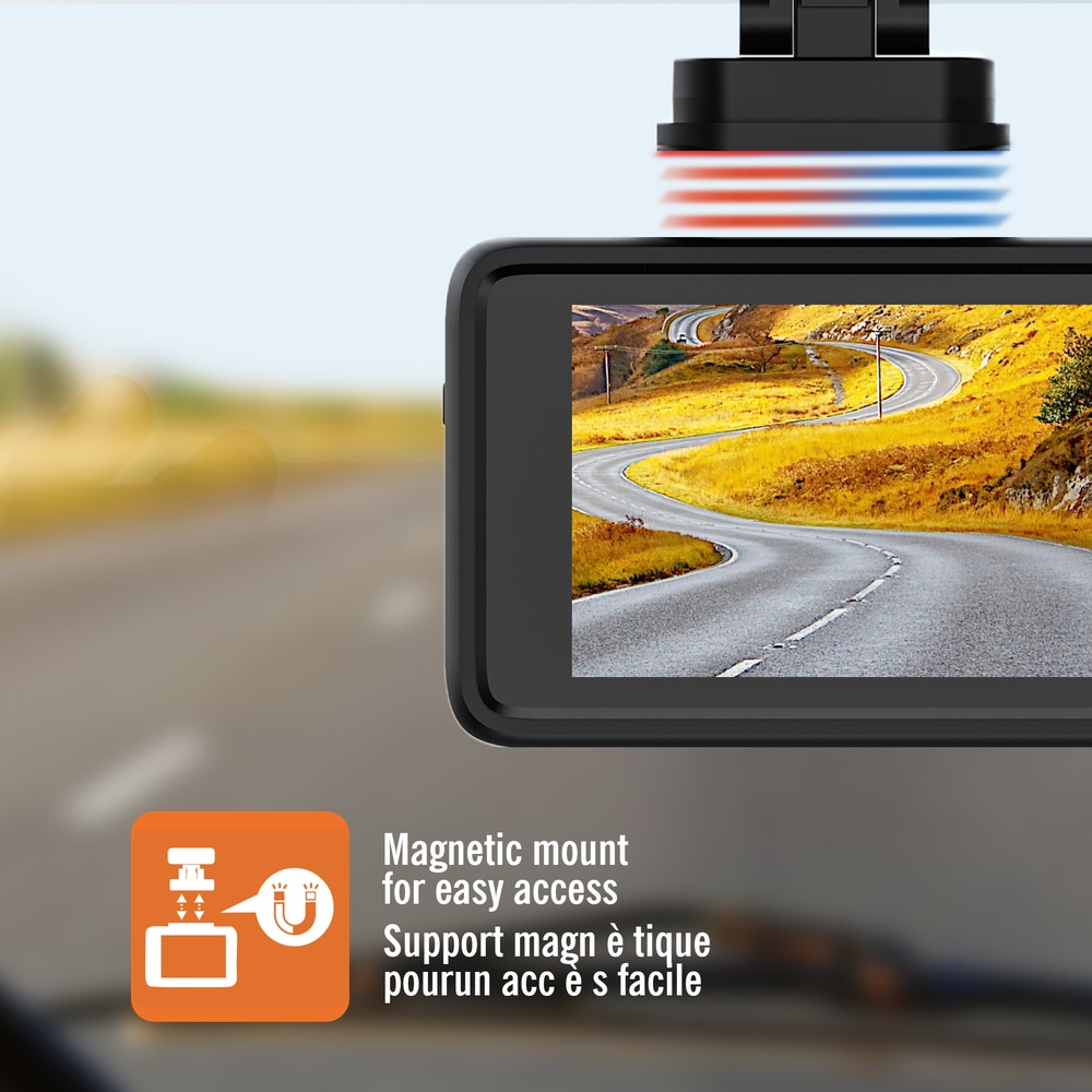 Reload 1080p Dashcam with a 2.35in IPS Screen & 16GB Memory Card