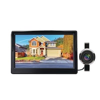 Reload 720p HD Wired Back Up Camera with 5-in HD Monitor & Suction Cup Mount , Black Front_Flat