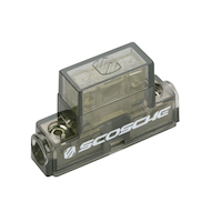 Scosche In Line Fuse Holder with 40 and 80-Amp Maxi-Fuse Front_Three_Fourths_Angled_Right