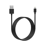 Bluehive Soft Rubber Lightning™ to USB Charge & Sync Cable, for Select Apple Devices, 6-ft, Assorted Colours Overhead_Flat