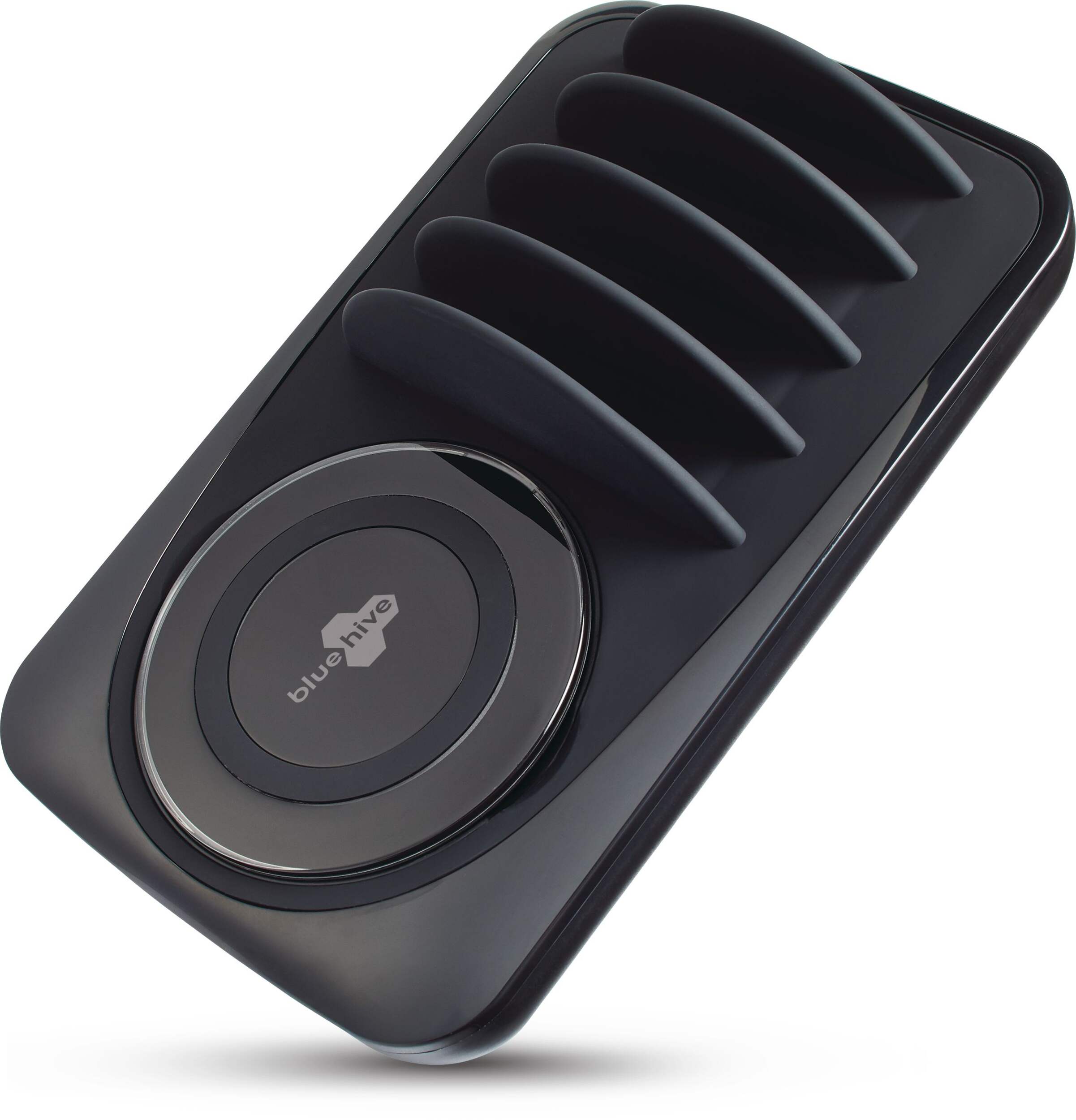 Bluehive Wireless Charger Dock Front_Angled_Left