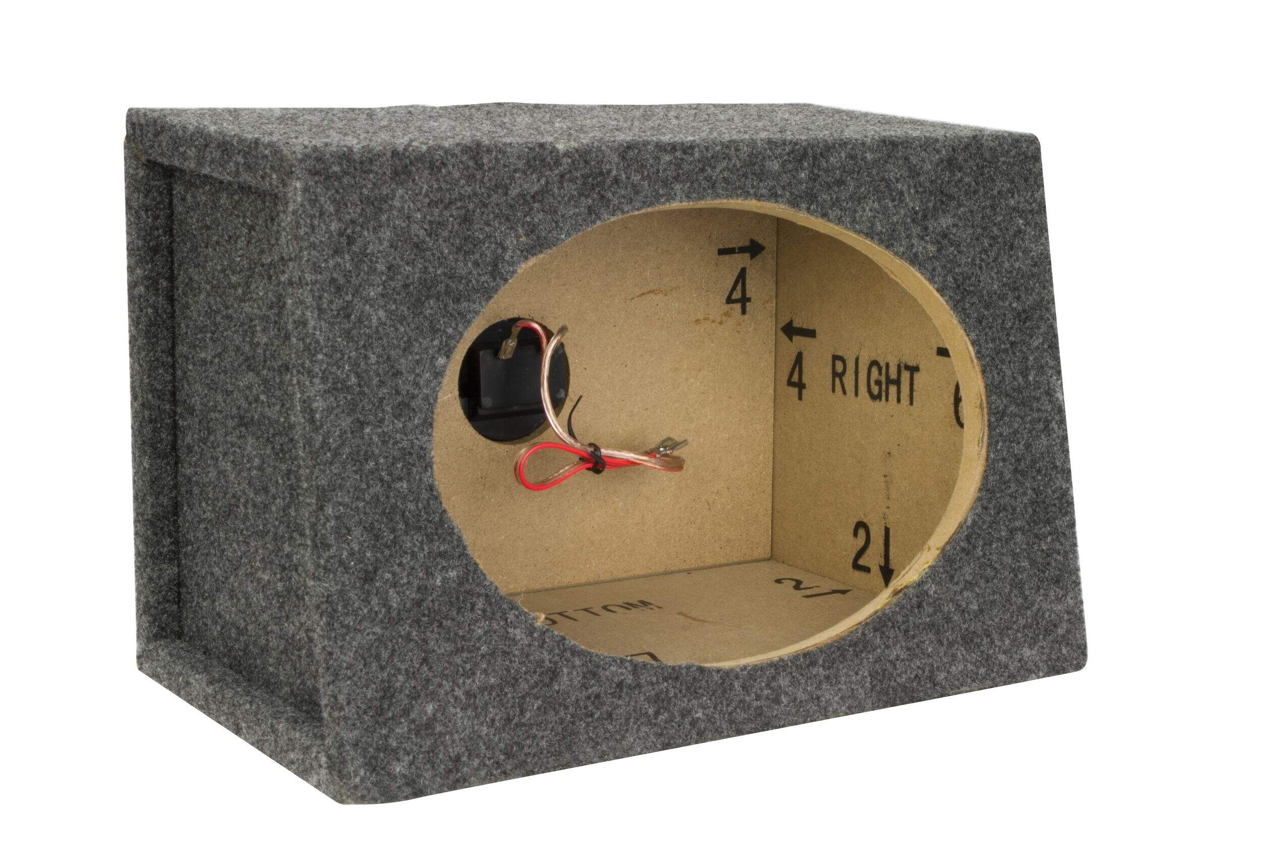 Scosche Speaker Box Kit Enclosure, 6-in x 9-in Front_Three_Fourths_Angled_Right