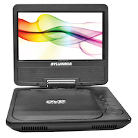 Sylvania Portable DVD Player, 7-in Front_Flat