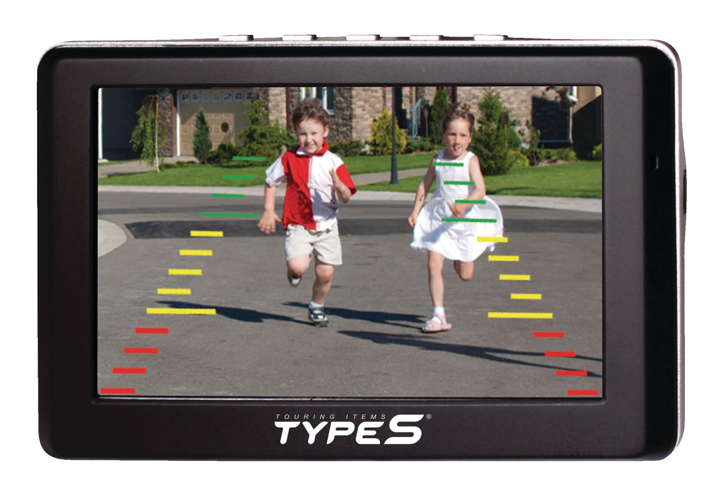 Type S Digital Wireless Backup Camera with 4.3-in Dash Mount Front_Flat