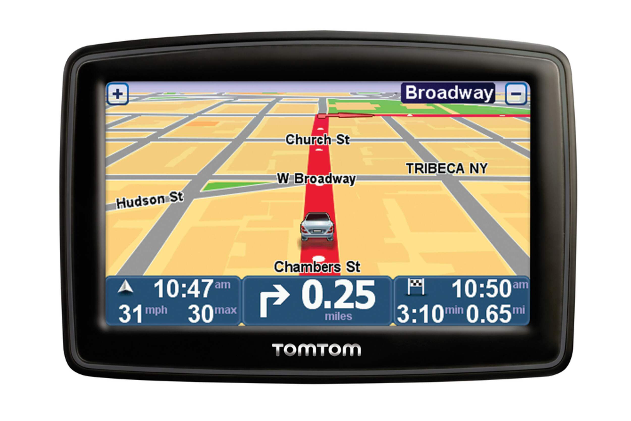TomTom 45M Car GPS Front_Flat