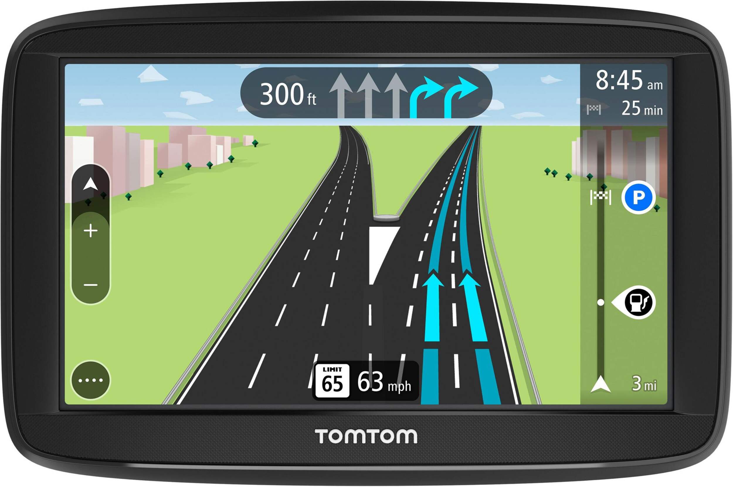 TomTom VIA 1615TM Car GPS, 6-in Front_Flat