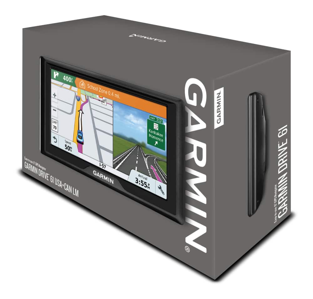 Drive 61LM GPS Car Navigator, with 6-in Display, Maps, Spoken Turn-By-Turn Directions, Direct Access | Tire