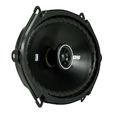 Kicker DSC680 Coaxial 200W Car Speakers, 6-in x 8-in Front_Angled_Right