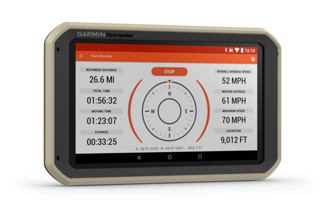 Garmin Overlander GPS Car Navigator with 2X Tactical Emergency Paracord Bracelet Hard EVA Case