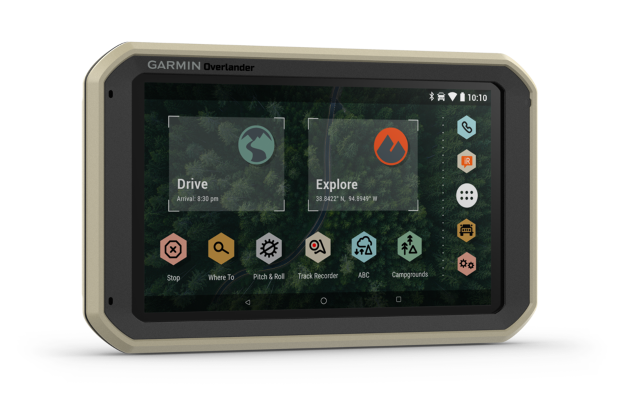 Garmin Overlander GPS Car Navigator with 2X Tactical Emergency Paracord Bracelet Hard EVA Case