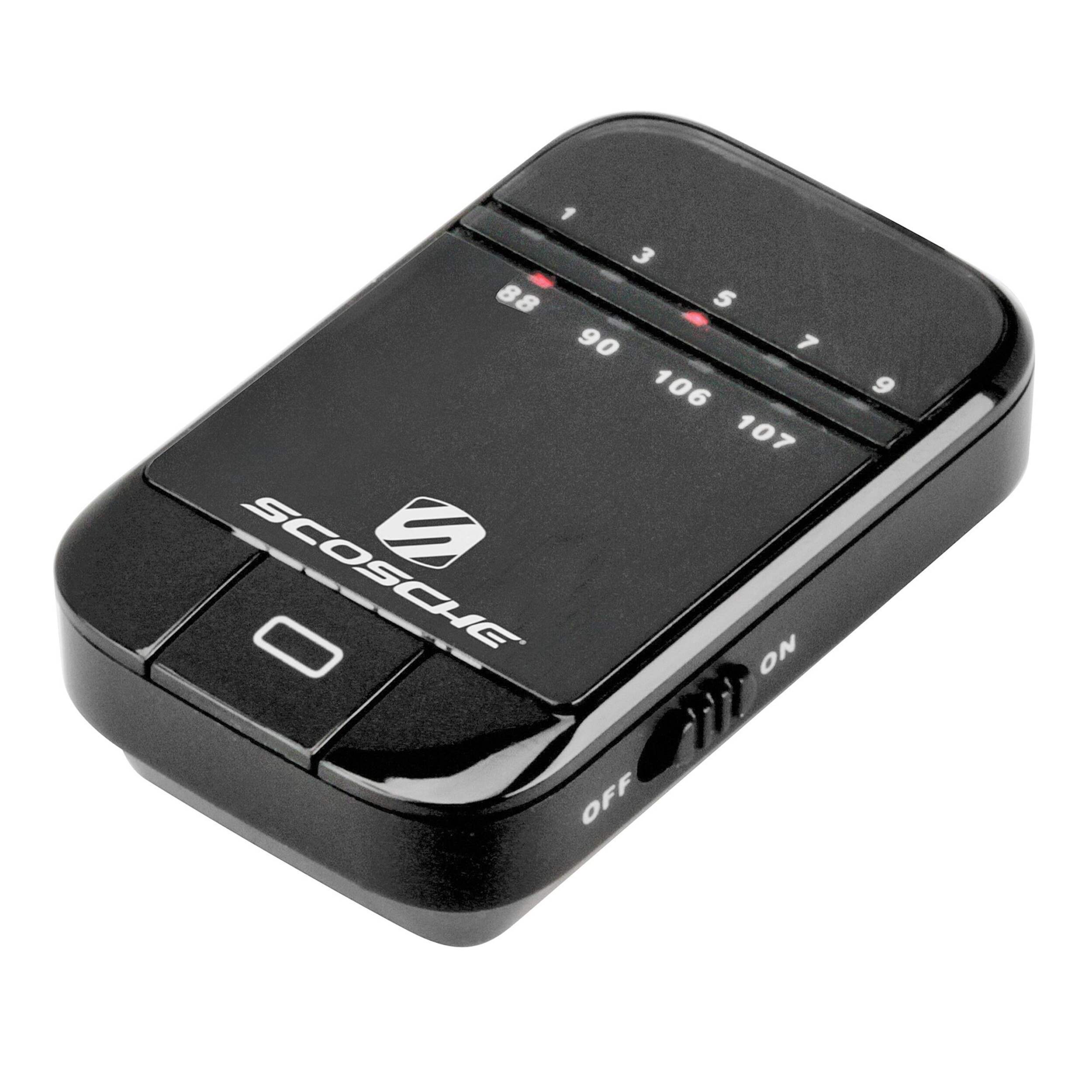 Scosche Universal FM Transmitter Overhead_Plunge