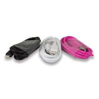 8-Pin Lightning Cable, Assorted, 3-ft