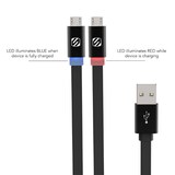 Scosche Micro USB Cable with LED, 3-ft CloseUp