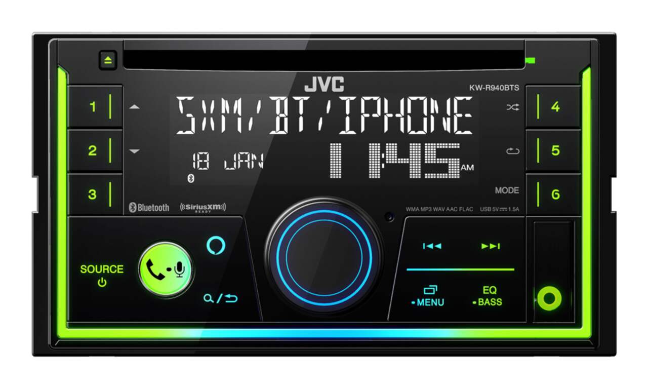 JVC KW-R940BTS Double DIN LCD / MP3 / AM/FM / USB Car Stereo