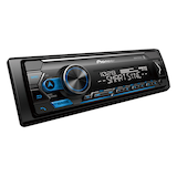 Pioneer MVH-S322BT Single DIN Digital Car Stereo Receiver with Built-in Amplifier Front_Three_Fourths_Angled_Right