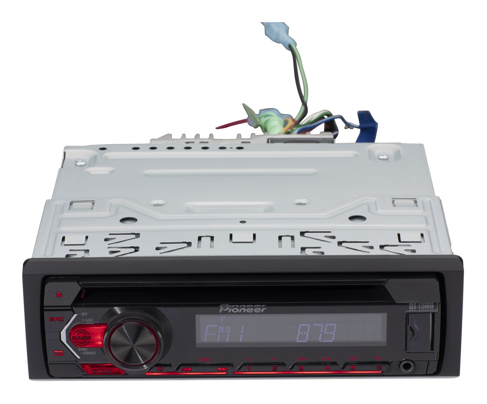 Récepteur stéréo pour l’auto Pioneer simple DIN/USB/CD avec port USB