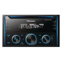 Récepteur stéréo pour auto Pioneer FH-S520BT double DIN/CD/USB/AM/FM avec Bluetooth Front_Flat