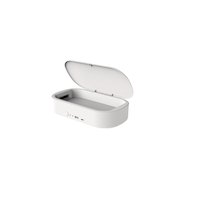 Appareil de désinfection de téléphone cellulaire aux rayons UV Bluehive avec chargeur sans fil Front_Angled_Left