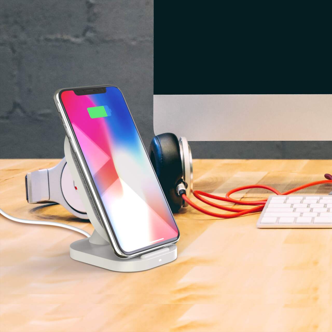 Bluehive 10W Fabric Wireless Charging Stand & Pad, Compatible with