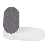 Bluehive 10W Fabric Wireless Charging Stand & Pad, Compatible with Most Qi-Enabled Devices Front_Angled_Left