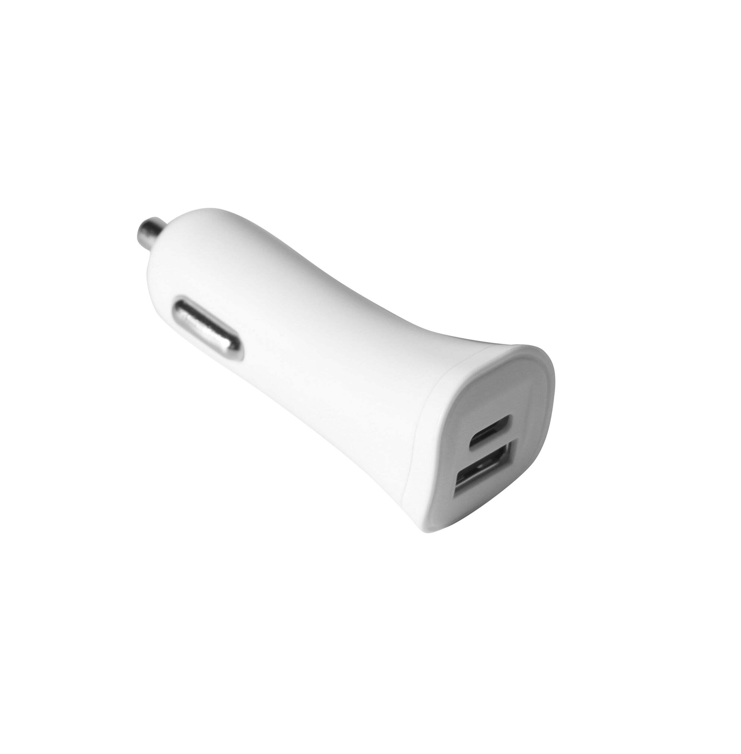Bulk Fast Charge Dual Port Car Charger, Compatible with Most Devices Front_Angled_Right