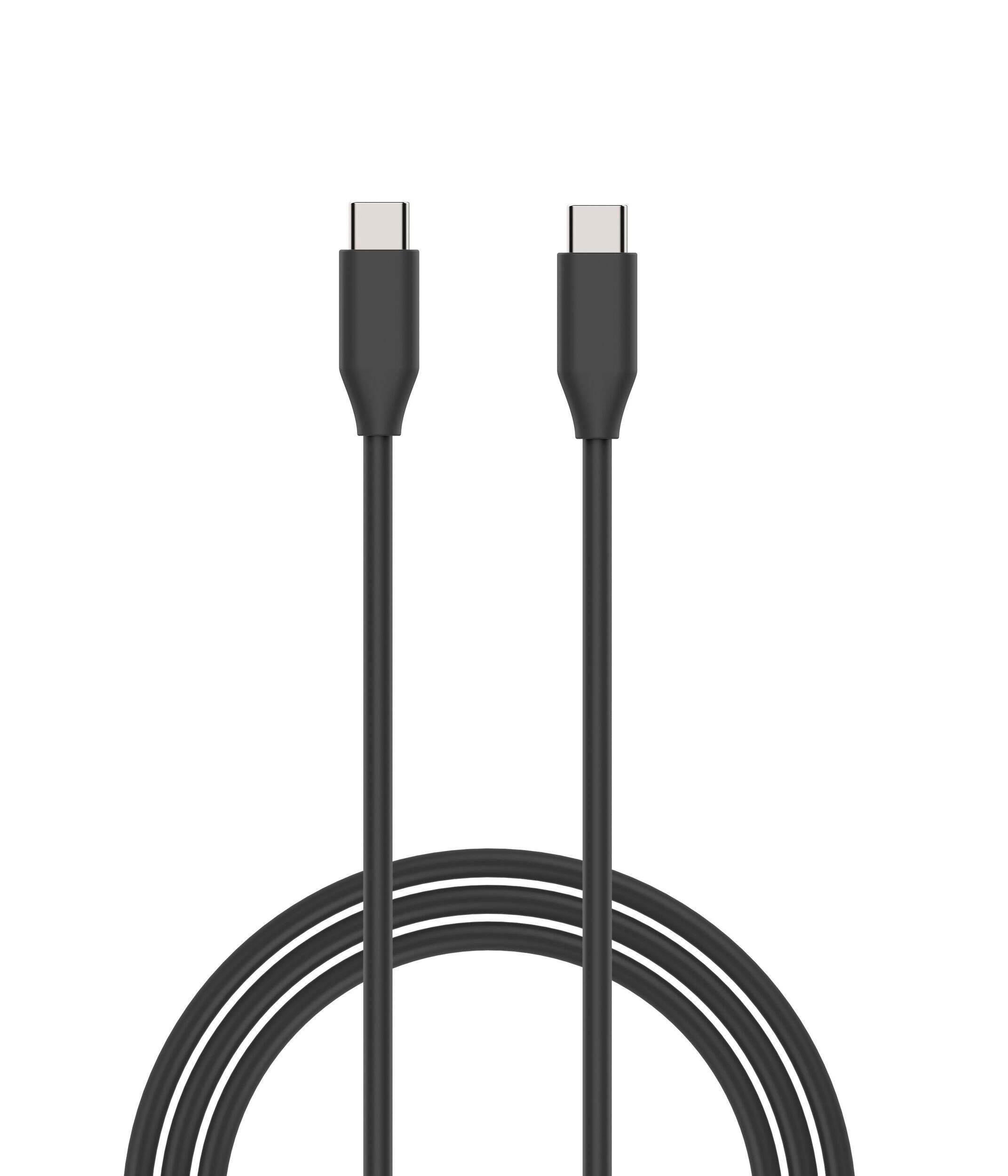 Bulk Fast Charge Type-C to Type-C Charging Cable, Compatible with Android Devices Front_Flat