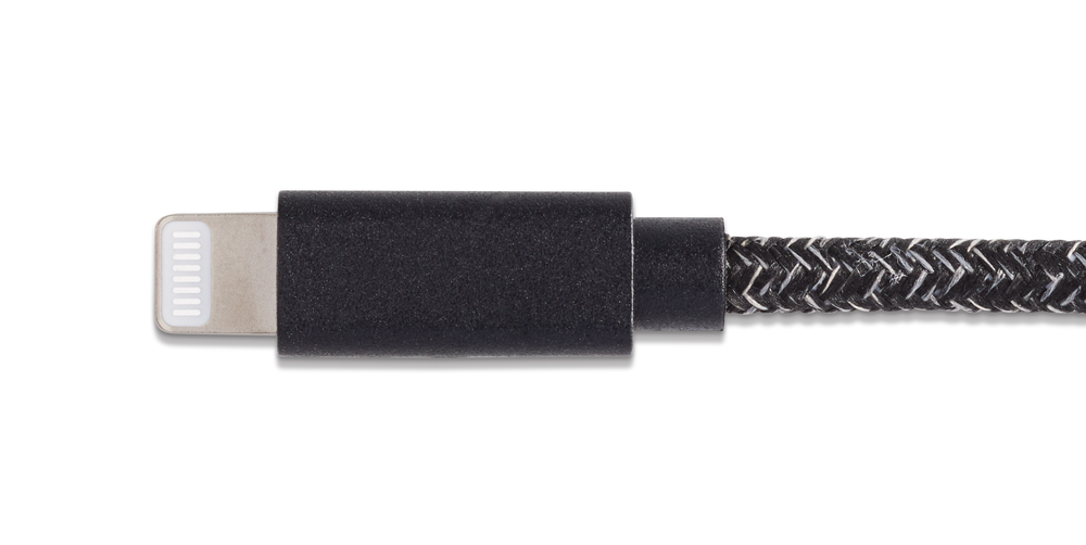 Bluehive Braided Lightning Cable with Leather Strap, 6ft Canadian Tire