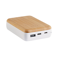 Bluehive 10K mAh Wood Power Bank, USB port, Smartphone Compatible