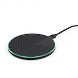 Bluehive 15W Fabric Fast Wireless Charging Pad​ Front_Three_Fourths_Angled_Left
