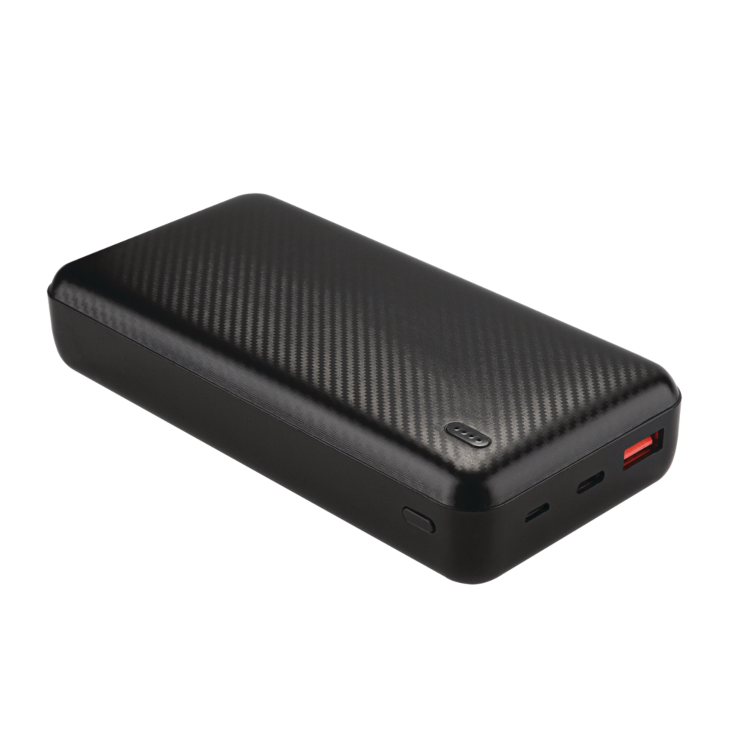 Bluehive Carbon 20,000 mAh PD Fiber Portable Power Bank with 3 LED