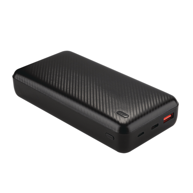 Bluehive Carbon 20,000 mAh PD Fiber Portable Power Bank with 3 LED