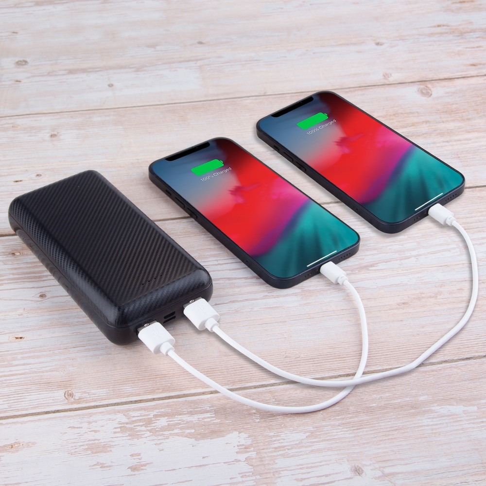 Bluehive 3Port 16,000 mAh Portable Power Bank with Battery LED
