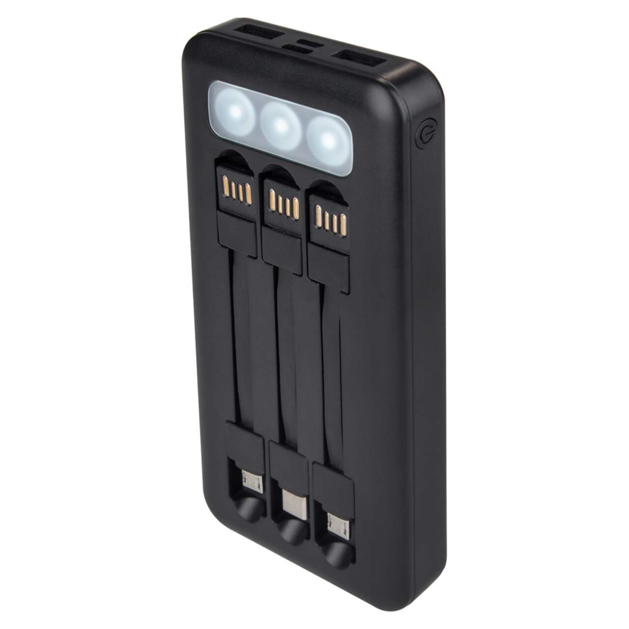 Lampe de poche/chargeur portatif à câble Bluehive avec câble micro