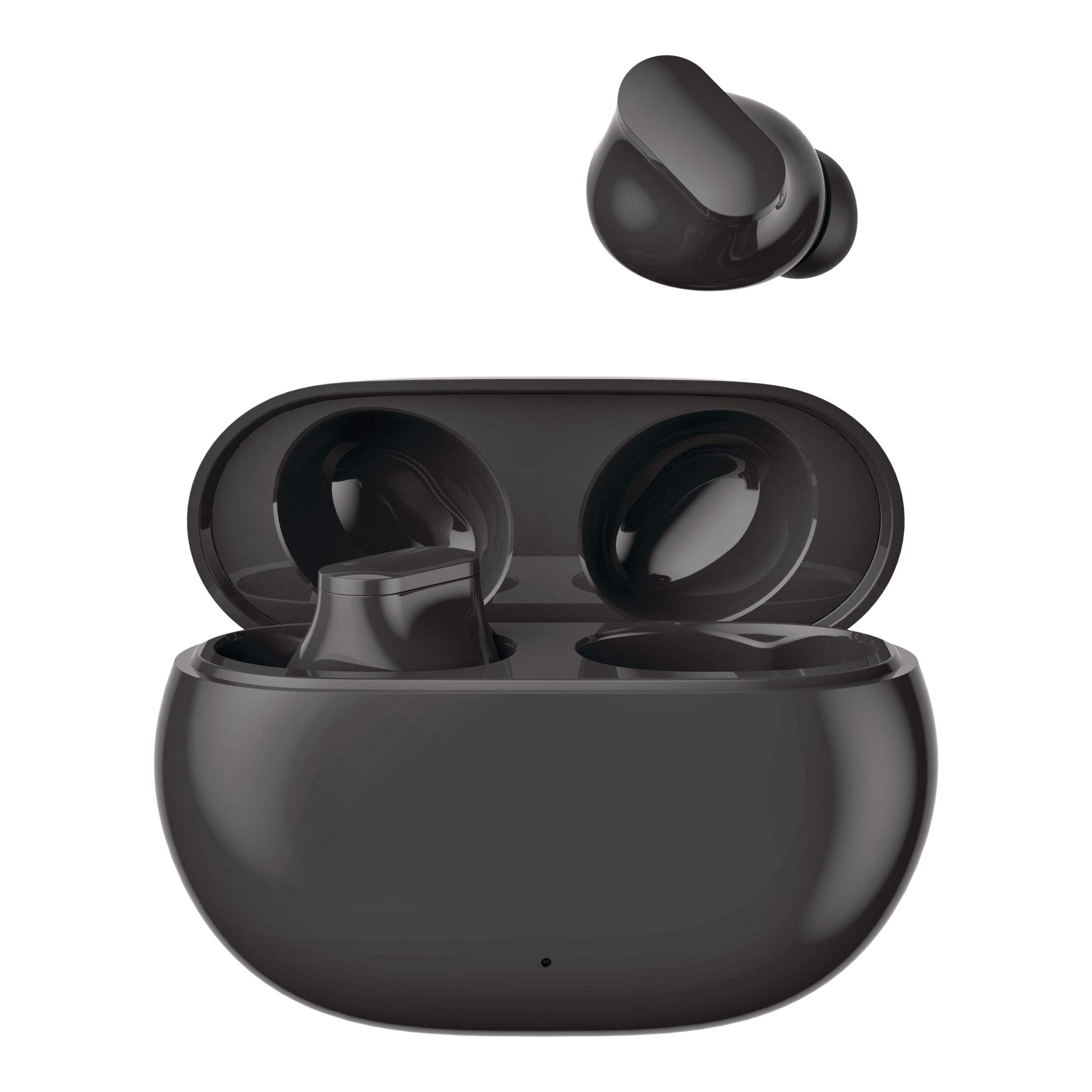 Bluehive Bluepods True Wireless Earbuds with 22 Hour Battery Life & Fast Charging, Black Composite_or_Mixed